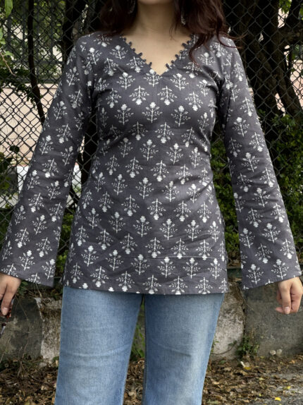 Moonstone Printed Short Kurta
