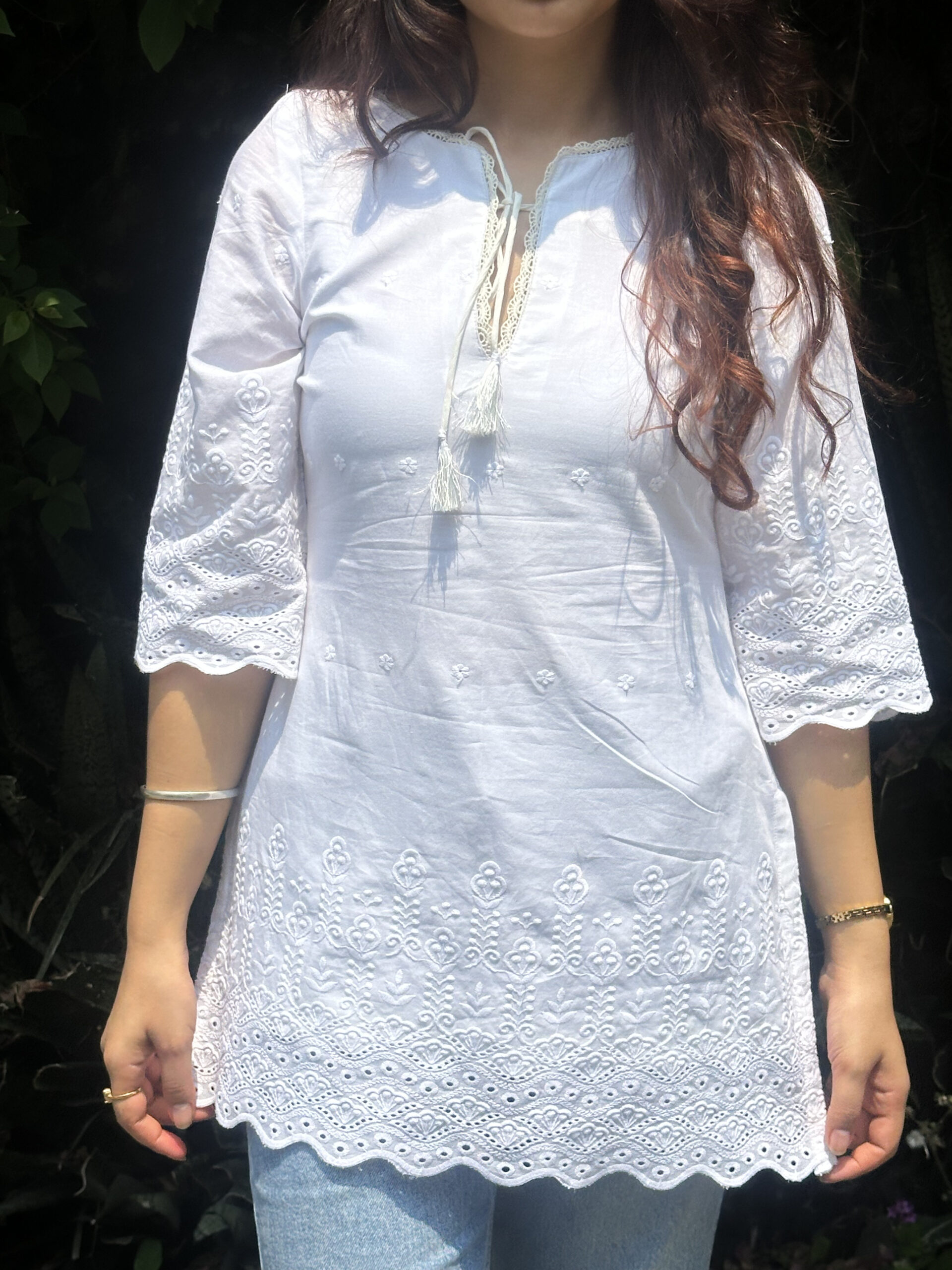 Ivory Grace Short Kurta