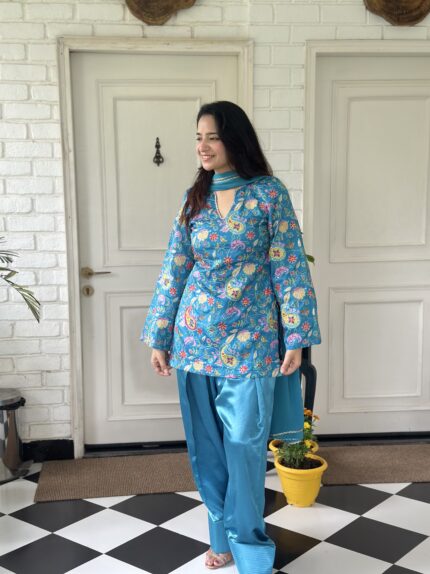 Mehar floral Farshi Salwaar Set